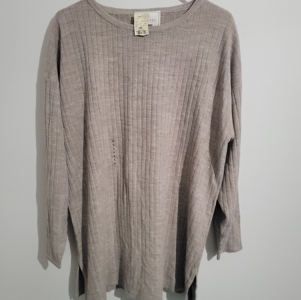 Express Tricot Tunic Sweater